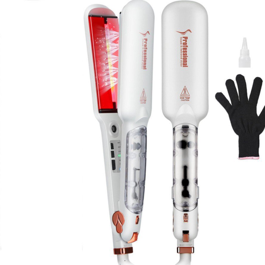 infrared steam hair straightener