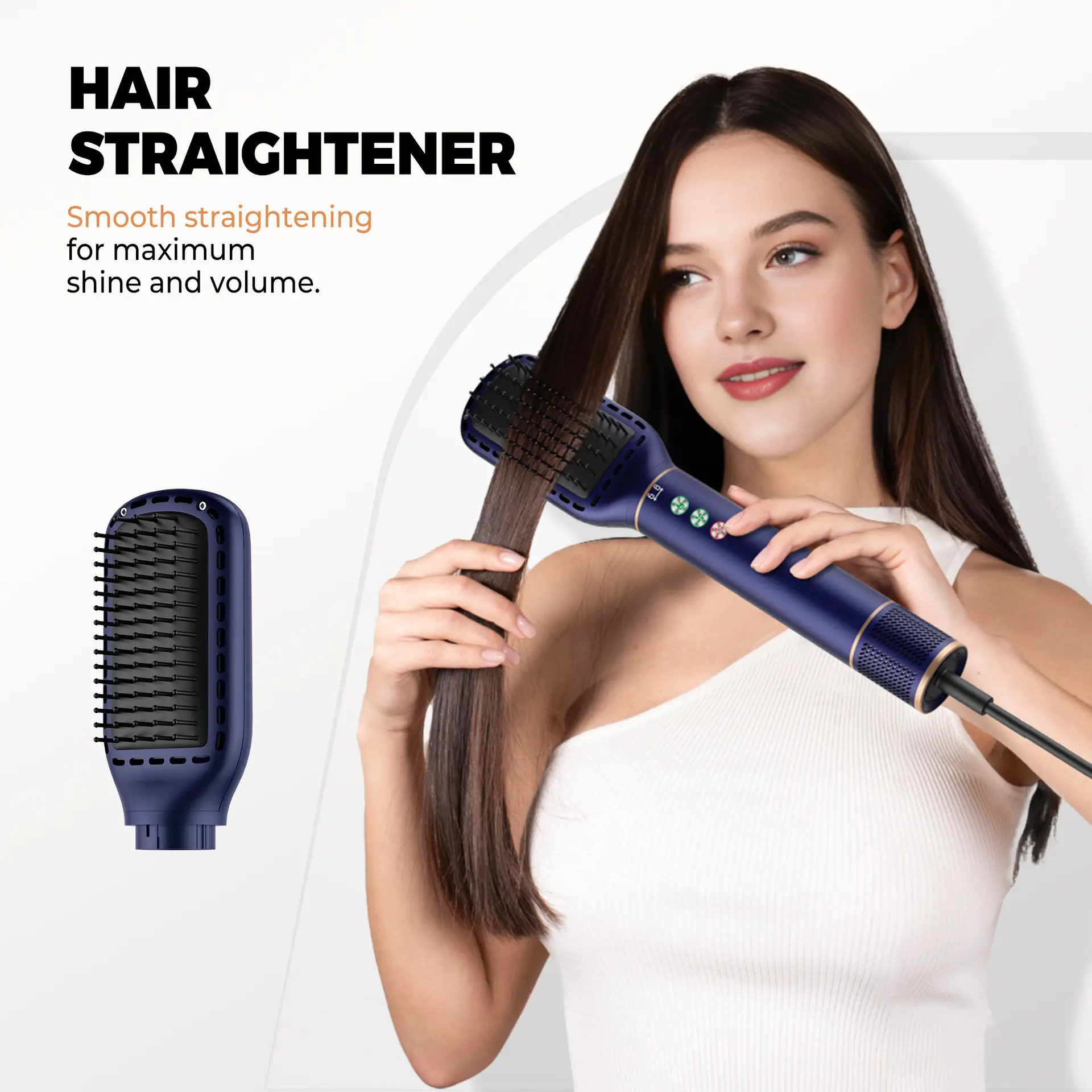 5 IN 1 Air Wrap Styler BLDC Hot Air Brush Multi Blow Dry Brush