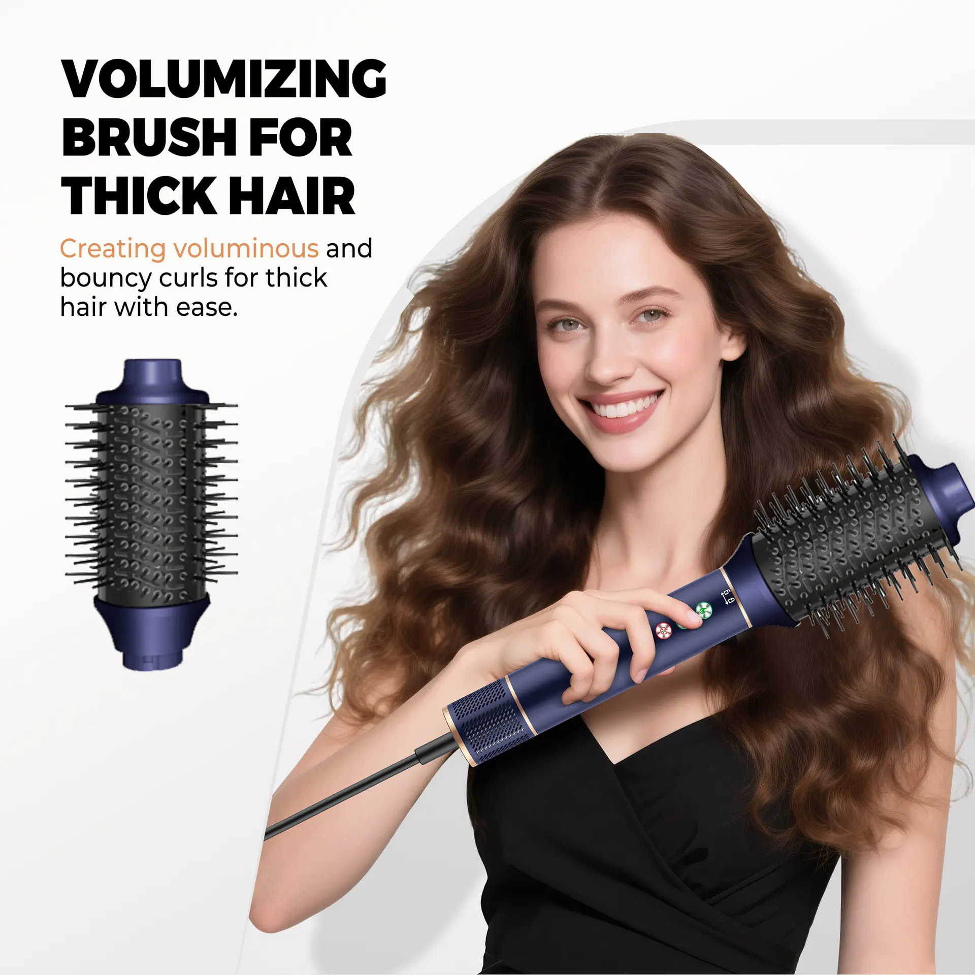 5 IN 1 Air Wrap Styler BLDC Hot Air Brush Multi Blow Dry Brush