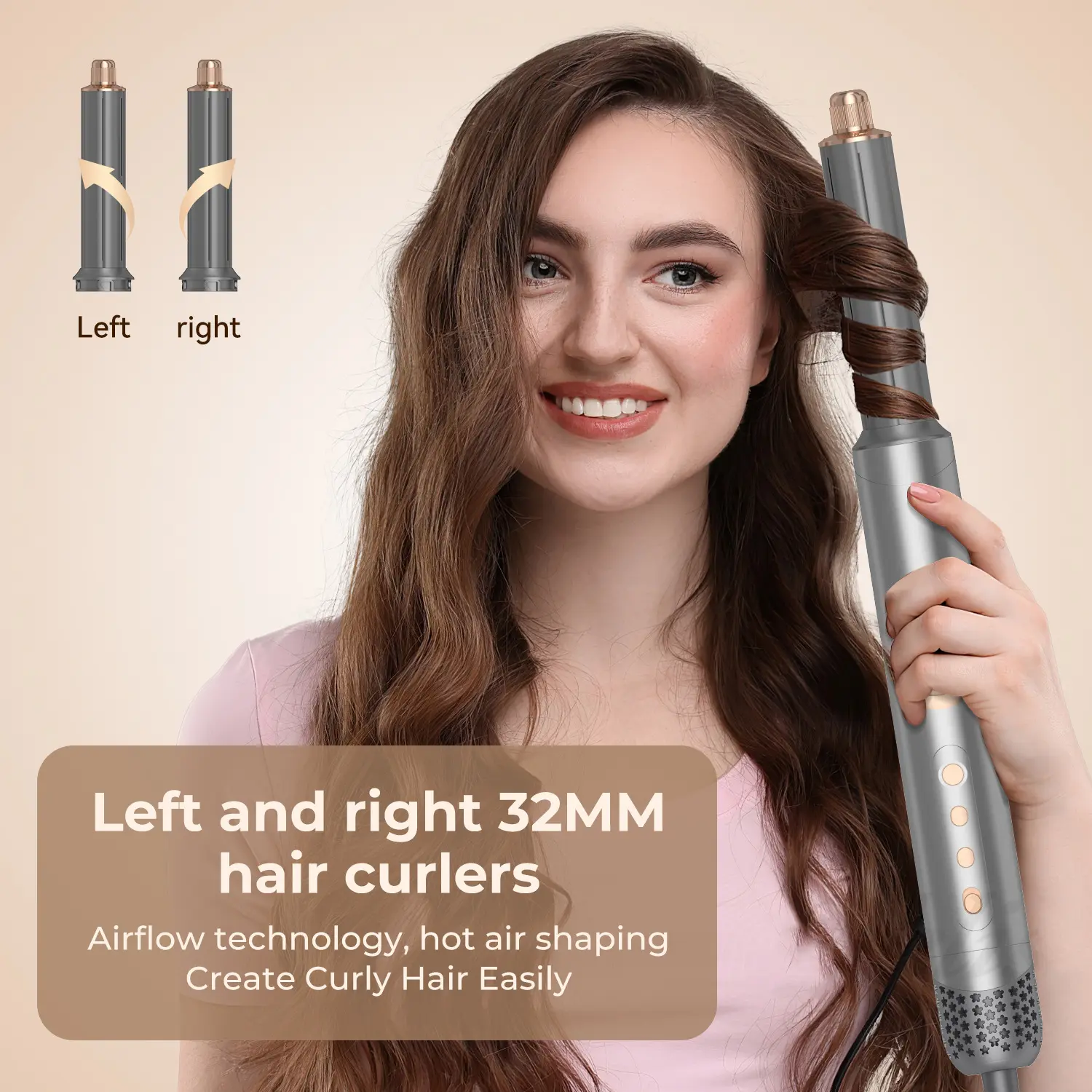 Folding Air Wrap Styler 1400W BLDC Multi Hair Styler